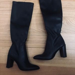 Franco Sarto tall knee high boots size 5